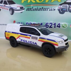 S10 PMMG com Farol, Lanterna e Giroflex + xadrez